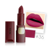 MISS ROSE Brand New Moisturizing 18 Colors Matte Lipstick Sexy Red Lips Nude Lipstick Matte Cosmetics Lip Stick Makeup