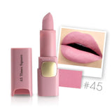 MISS ROSE Brand New Moisturizing 18 Colors Matte Lipstick Sexy Red Lips Nude Lipstick Matte Cosmetics Lip Stick Makeup
