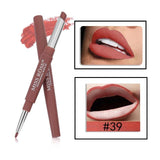 MISS ROSE Double-end Matte Lipstick Full Professional Waterproof Make up Lipstick Long-Lasting Cosmetics Korean Style Tint Lip