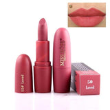 MISS ROSE Makeup Brand Matte Lipstick Long Lasting Nude Matt Red Velvet Lip Stick Batom Waterproof Lips Make Up Wholesale