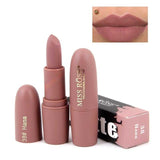 MISS ROSE Makeup Brand Matte Lipstick Long Lasting Nude Matt Red Velvet Lip Stick Batom Waterproof Lips Make Up Wholesale