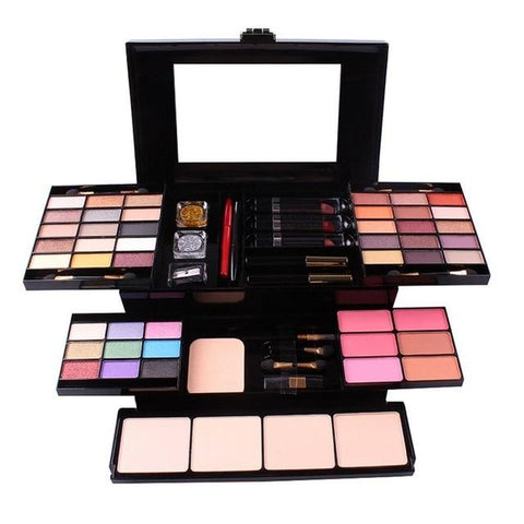 MISS ROSE Makeup Set Box Professional Eyeshadow Lip Gloss Stick Foundation Blush Powder Makeup Kit Maquiagem Cosmetics #288903