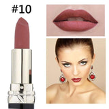 MISS ROSE Nude Makeup Lipstick Red Colors Lips Pen Makeup Matte Lipstick Women Cosmetics Baton Waterproof Lip Pencil Batom Mate