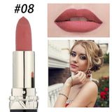 MISS ROSE Nude Makeup Lipstick Red Colors Lips Pen Makeup Matte Lipstick Women Cosmetics Baton Waterproof Lip Pencil Batom Mate