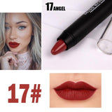 MISS ROSE Professional Women Waterproof Lipstick Lips Cream Beauty Lote Batom Matte Lipstick Nude Pencils Makeup