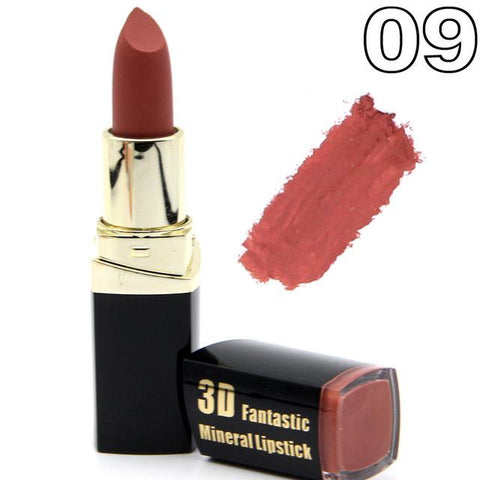MISS ROSE Sexy Long Lasting Waterproof Nude Lipstick Matte Cosmetics Lip Tint 18 Colors Moisturizer Pigments Red Matte Lip Stick
