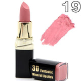 MISS ROSE Sexy Long Lasting Waterproof Nude Lipstick Matte Cosmetics Lip Tint 18 Colors Moisturizer Pigments Red Matte Lip Stick