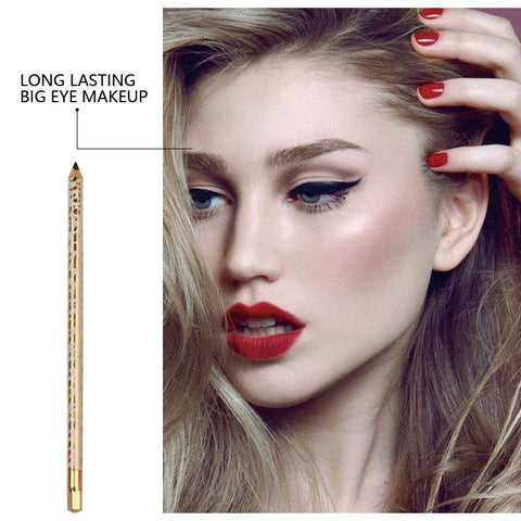 MIXDAIR 1Pcs Black Eyeliner Pencil Waterproof Long-lasting Natural Eye Liner Pen Makeup Tools for Eeyeshadow Comestics