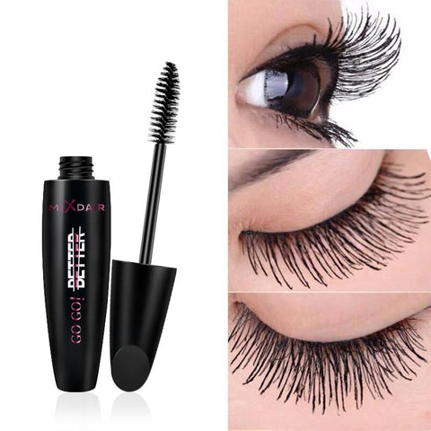 MIXDAIR 3D Fiber Waterproof Mascara Curling Black Fiber Lash Mascara Extension Eyes Makeup Tool Maquiagem Profissional Completa