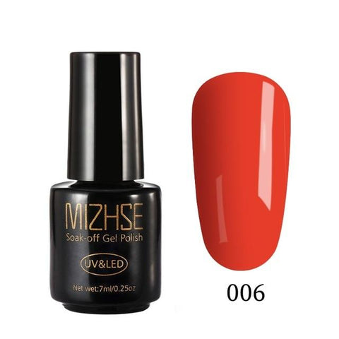 MIZHSE 7ML Color Gel Nail Polish Nail Gel Polish Art Series Color UV LED Acrylic for Gel Varnish Gelpolish Shilak Semi Permanent