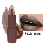 MK 12 Colors Matte Lipstick batom mate Long Lasting Matte Metallic Lipstick Waterproof Sexy Red Glitter Lip Gloss Cosmetic Matte