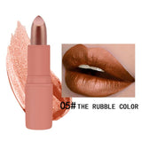 MK 12 Colors Matte Lipstick batom mate Long Lasting Matte Metallic Lipstick Waterproof Sexy Red Glitter Lip Gloss Cosmetic Matte