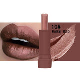 MK Brand Heart Shaped Lipstick 12 Color Velvet Nude Matte Lipstick Makeup Waterproof Lasting Metallic Matte Lipsticks Makeup