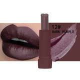 MK Brand Heart Shaped Lipstick 12 Color Velvet Nude Matte Lipstick Makeup Waterproof Lasting Metallic Matte Lipsticks Makeup