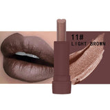 MK Brand Heart Shaped Lipstick 12 Color Velvet Nude Matte Lipstick Makeup Waterproof Lasting Metallic Matte Lipsticks Makeup