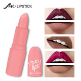 MK Brand Lip Makeup Velvety Matte Lipsticks batom mate 12 Colors Waterproof Long Lasting Nude Matte Lipstick Matte Beauty Makeup