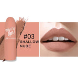 MK Lipstick Matte Waterproof Long Lasting Velvety Lip Stick 12Colors Sexy Red Brown Pigments Makeup Matte Lipstick Beauty Lips
