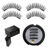 Magnetic eyelashes 6D magnet lashes with 3 tiny magnets Natural False Eyelashes Handmade Eye Lashes Extension Z-KSO2