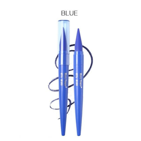 Makeup Eyeliner Waterproof Sweat Proof Anti Smudge Colorful Eyeliner Pencil Black Blue Brown