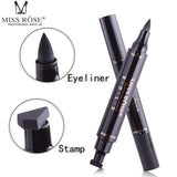 Makeup Liquid Rose Eyeliner Pencil maquiagem Quick Dry Waterproof wing Eye Liner With Miss Stamp Eye Pencil free shipping