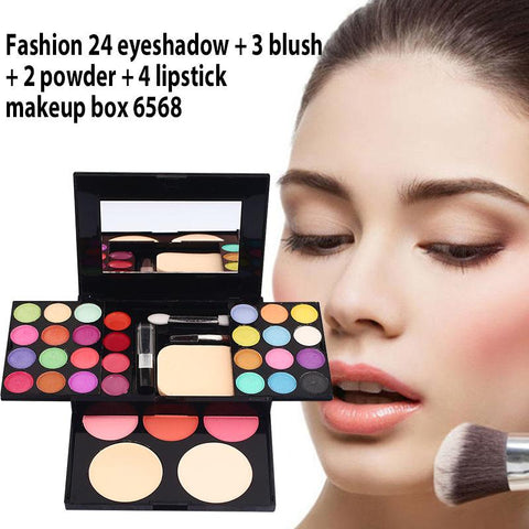 Makeup Set Box Professional 33color Natural Make Up Sets Eyeshadow Lip Gloss Foundation powder Makeup Kit Maquiagem Cosmetics