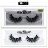 Mangodot Fake Lashes 1Pair 3D Mink Eyelashes Luxury HandMade Cilios Long Lasting Volume Lash Extension Reusable False Eyelashes