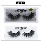 Mangodot Fake Lashes 1Pair 3D Mink Eyelashes Luxury HandMade Cilios Long Lasting Volume Lash Extension Reusable False Eyelashes