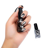 Manooby 2018 Hottest Effect Nail Polish Metallic Lacquer Silver Nail Mirror Effect Metal Gold Nail Gel Polish Base Top Nails Art