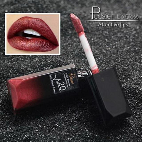 Manooby Waterproof Matte Lipstick Cosmetic Sexy Batom Mate Lip Tint Liquid Lipgloss Makeup Lasting 24 Hours Mate Levre Kit Batom