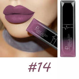 Manooby Waterproof Matte Lipstick Cosmetic Sexy Batom Mate Lip Tint Liquid Lipgloss Makeup Lasting 24 Hours Mate Levre Kit Batom