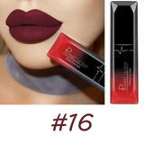 Manooby Waterproof Matte Lipstick Cosmetic Sexy Batom Mate Lip Tint Liquid Lipgloss Makeup Lasting 24 Hours Mate Levre Kit Batom