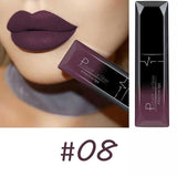 Manooby Waterproof Matte Lipstick Cosmetic Sexy Batom Mate Lip Tint Liquid Lipgloss Makeup Lasting 24 Hours Mate Levre Kit Batom