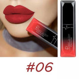 Manooby Waterproof Matte Lipstick Cosmetic Sexy Batom Mate Lip Tint Liquid Lipgloss Makeup Lasting 24 Hours Mate Levre Kit Batom