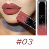 Manooby Waterproof Matte Lipstick Cosmetic Sexy Batom Mate Lip Tint Liquid Lipgloss Makeup Lasting 24 Hours Mate Levre Kit Batom