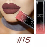 Manooby Waterproof Matte Lipstick Cosmetic Sexy Batom Mate Lip Tint Liquid Lipgloss Makeup Lasting 24 Hours Mate Levre Kit Batom