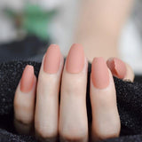 Many Colors Matte Fake Nail Set Black Red Pink Frosted Stiletto Artificial Nail Eraser Touch les faux ongles noir mat 24 Count