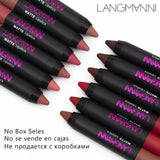 Maquiage brand 12pcs/lot lip kit matte Lipstick Waterproof Nutritious Velvet lip stick Red Tint Nude batom makeup set