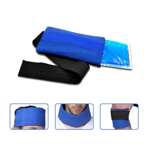 "Massage & Relaxation  Headgear, Wrist, Elbow, Knee Cloth Cover, Gel Hot and Cold Ice Pack Fit for Eyes and Face Skin"