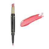 Matte Lipstick Wateproof Double Ended Long Lasting Lipsticks Brand Lip Makeup Cosmetics Nude Dark Red Lips Liner Pencil