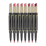 Matte Lipstick Wateproof Double Ended Long Lasting Lipsticks Brand Lip Makeup Cosmetics Nude Dark Red Lips Liner Pencil