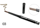 MayCreate Brand 3 in 1 Eye Brows Set for Women Waterproof Brow Pencil + Powder + Brush Pigment Black Brown Eyebrow Kit Makeup