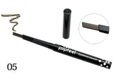 MayCreate Brand 3 in 1 Eye Brows Set for Women Waterproof Brow Pencil + Powder + Brush Pigment Black Brown Eyebrow Kit Makeup