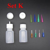 "Mehndi Henna Tattoo JAC Bottle Painting 30ML,Henna Nozzle Applicator Drawing Bottle With Sealing Cap For Stencil Paste Cream Use"