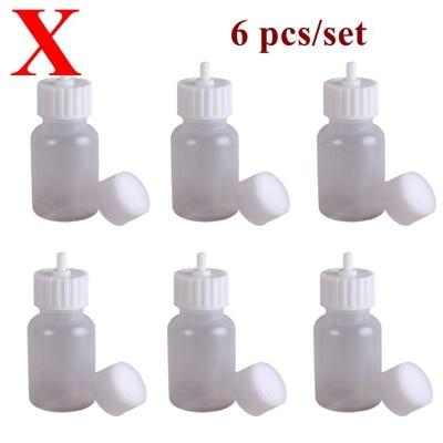 "Mehndi Henna Tattoo JAC Bottle Painting 30ML,Henna Nozzle Applicator Drawing Bottle With Sealing Cap For Stencil Paste Cream Use"