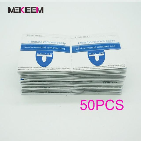 Mekeem Gel Polish Remover Wraps 50 Pcs / 100 Pcs / 200 Pcs Soakc Off Gel Nails remover pads  UV Gel Remover Nails Care Tools