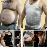 Men Shapers Sleeveless Firm Tummy Belly Buster Vest Control Slimming Belt Hot Shaper Underwear Shirt Sauna Vest Face Lift Tool