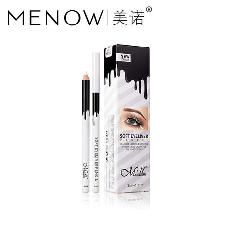 Menow Brand 1PC Eye Contour Liner Cosmetic Perncil for Women Easy to Wear Waterproof White Eyeliner Pencil Cheap Makeup