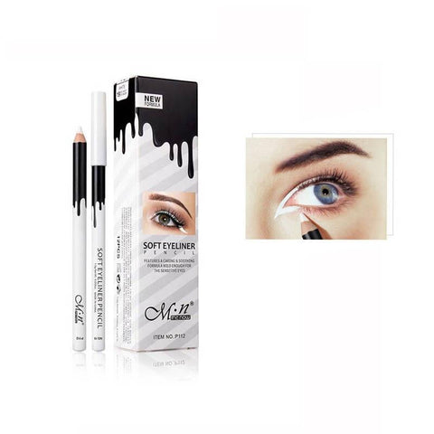 Menow Eye Contour Liner Cosmetic Perncil Easy to Wear Waterproof White Eyeliner Pencil Cheap Women Beauty Makeup 1 PC