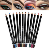 Menow matte eyeliner pencil rose red blue white eyeliner waterproof long lasting shimmer eyeliner pen wood eye liner MN048