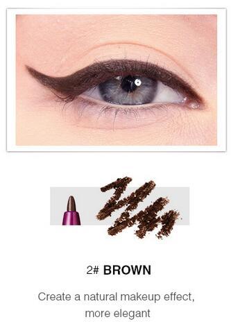 Menow matte eyeliner pencil waterproof long lasting 24 Hours smooth KAJAL eye liner black brown eye contour pen MN066